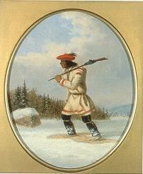 Cornelius Krieghoff Indian Hunter oil painting image
